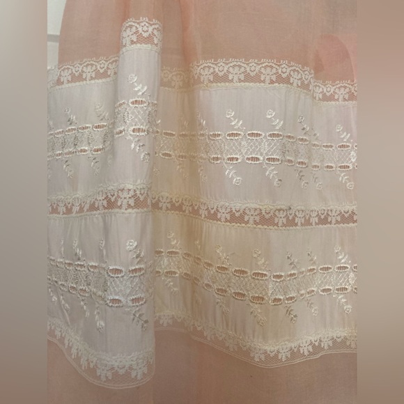 Vintage 1930’s? Organza and Lace Apron - Picture 4 of 6